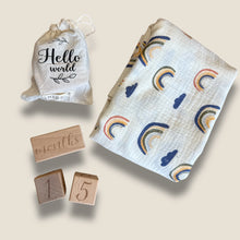 Load image into Gallery viewer, BABY BLANKET AND MILESTONE BLOCKS