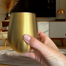 Load image into Gallery viewer, KIDDUSH CUP BRASS AND TRAY