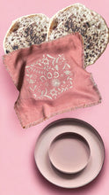 Load image into Gallery viewer, LINEN EMBROIDERY PESACH MATZAH COVER - YAKIRA PINK