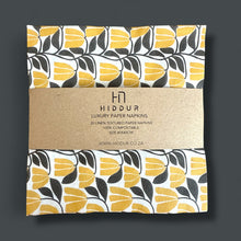 Load image into Gallery viewer, NAPKINS -  LINEN TEXTURED YELLOW TULIP