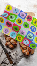 Load image into Gallery viewer, CHALLAH COVER - YOM TOV SQUARES