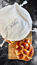 Load image into Gallery viewer, CHALLAH COVER ROUND TASSLE WHITE