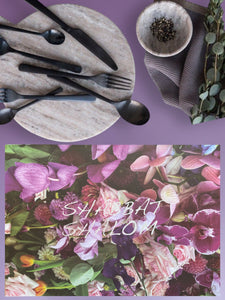 PAPER PLACEMAT - SHABBAT PINK