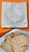 Load image into Gallery viewer, LINEN PESACH MATZAH COVER - SARAH NATURAL