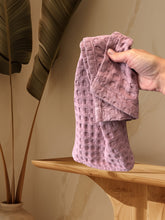 Load image into Gallery viewer, NETILAT TOWEL - MAUVE COTTON WAFFLE