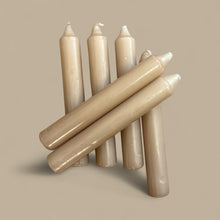 Load image into Gallery viewer, SHABBAT CANDLE SET - BEIGE