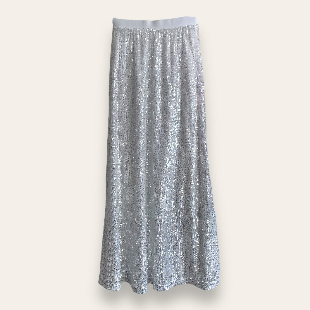 MAXI SEQUIN TULLE STRETCH SKIRT