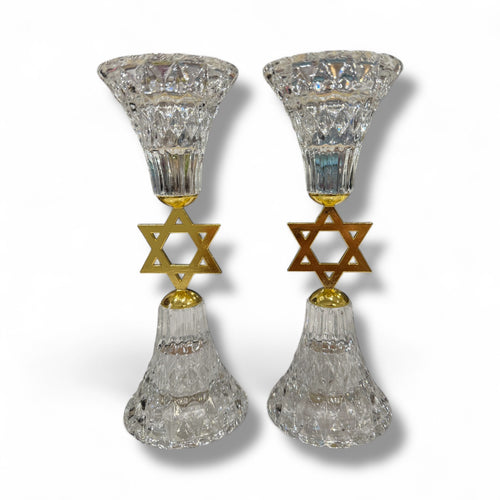 CANDLE HOLDERS - MAGEN DAVID