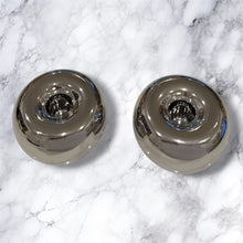 Load image into Gallery viewer, CERAMIC CANDLE HOLDER SET - SILVER