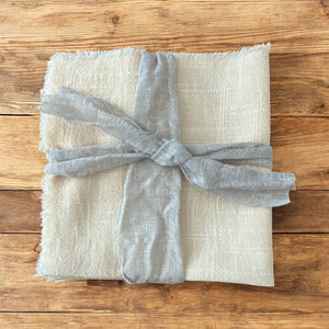 NAPKINS -  LINEN CREAM COCKTAIL