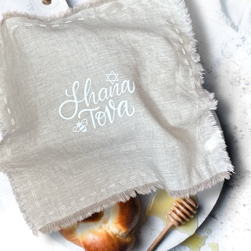 CHALLAH COVER - SHALOM NATURAL