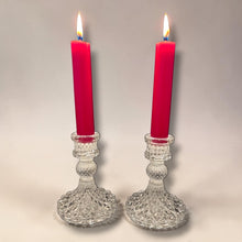 Load image into Gallery viewer, CANDLE HOLDER - GLASS TALL CLEAR
