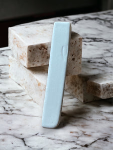 MEZUZAH - WHITE STONEWARE