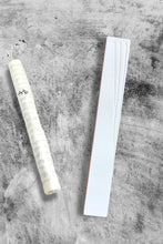 Load image into Gallery viewer, MEZUZAH STONE - WHITE SLIM SHIN