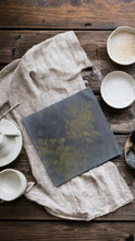 Load image into Gallery viewer, NAPKINS - LINEN TEXTURED FLORAL BLACK