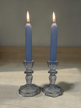 Load image into Gallery viewer, CANDLE HOLDER - BLUE GLASS
