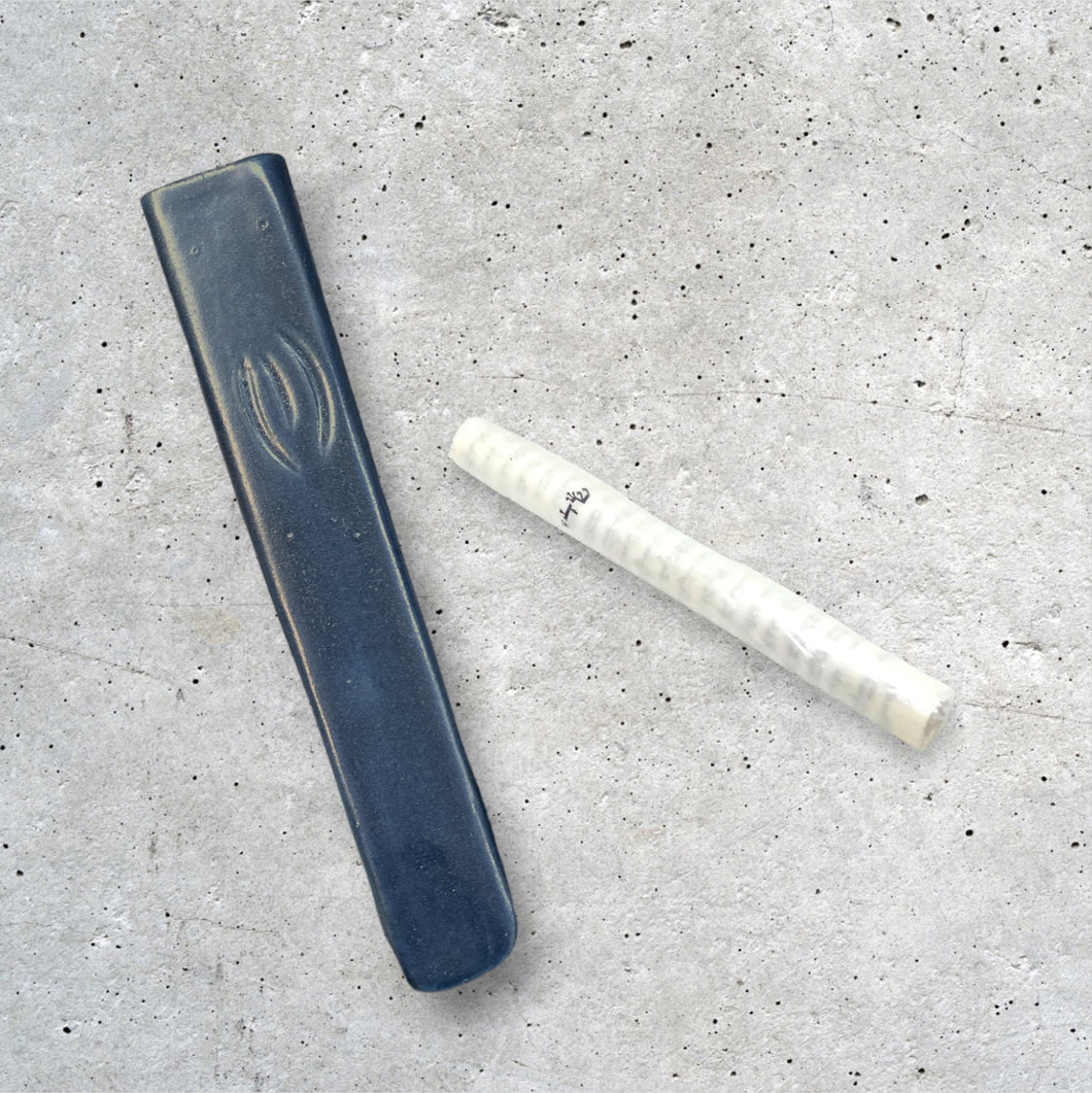 MEZUZAH - BLACK STONEWARE