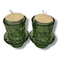 Load image into Gallery viewer, CANDLE HOLDER - GLASS GREEN