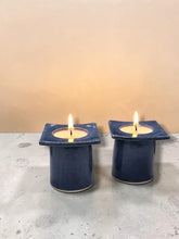 Load image into Gallery viewer, CERAMIC CANDLE HOLDER - SQUARE