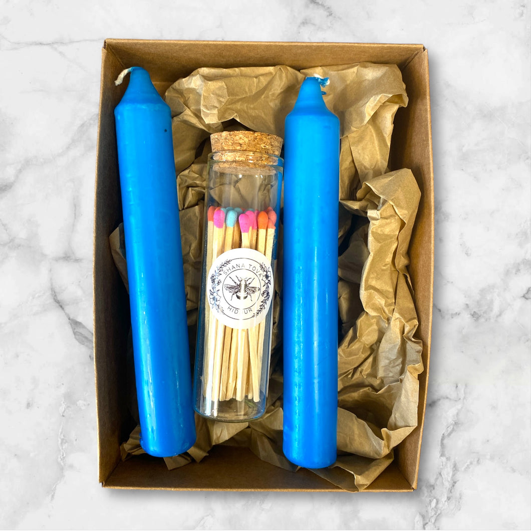 CANDLE AND MATCHES GIFT BOX