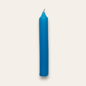 SHABBAT CANDLE SET - COBALT BLUE