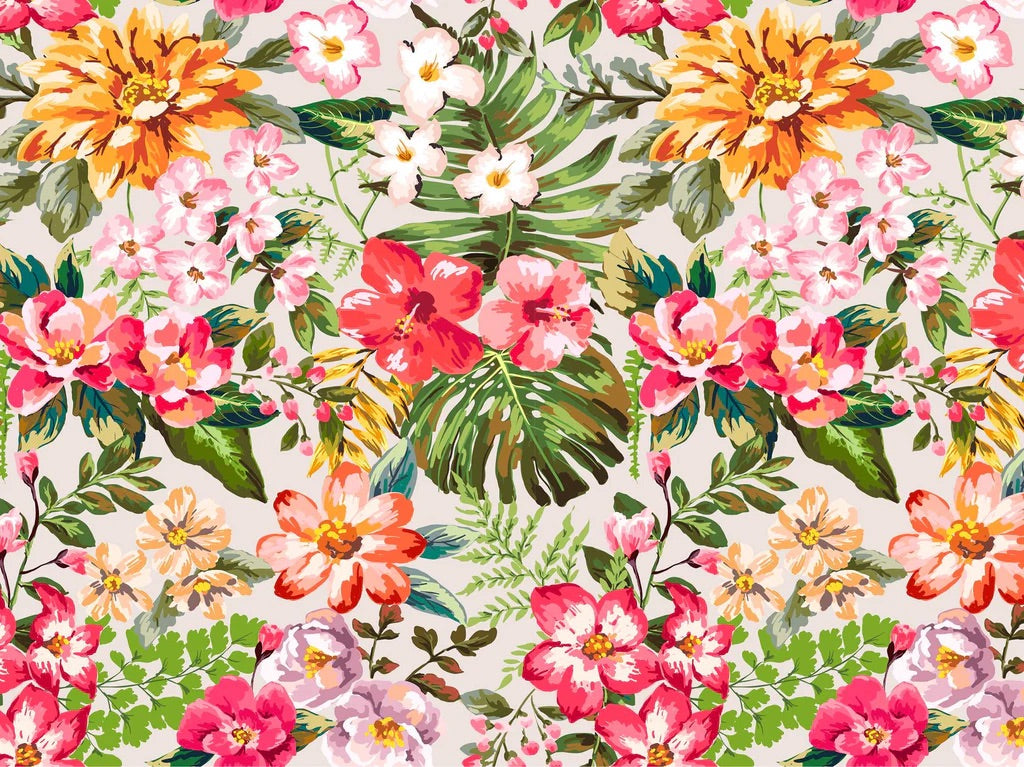 TABLECLOTH COTTON FLORAL