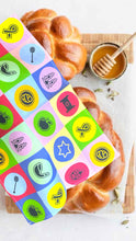 Load image into Gallery viewer, CHALLAH COVER - YOM TOV SQUARES