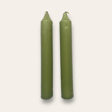 Load image into Gallery viewer, SHABBAT CANDLE SET - OLIVE