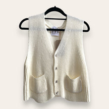 Load image into Gallery viewer, SLEEVELESS KNIT CARIDGAN