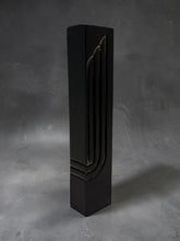 Load image into Gallery viewer, MEZUZAH COVER BLACK ~ GOLD SHIN