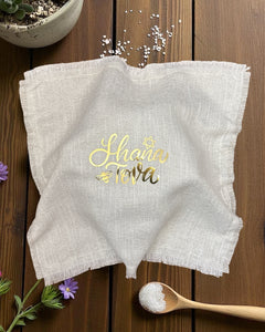 CHALLAH COVER - SHALOM GOLD