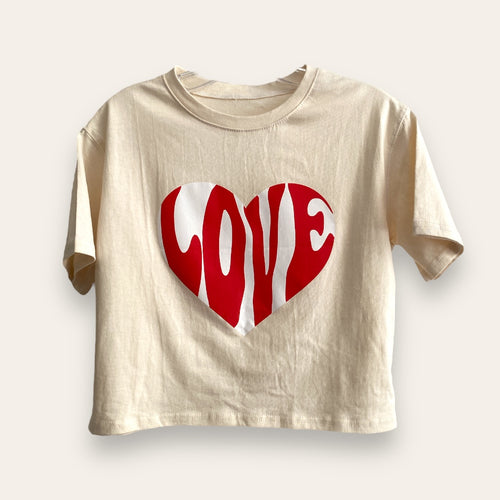 LOVE PRINT T-SHIRT