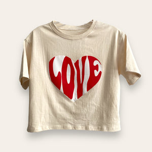 LOVE PRINT T-SHIRT