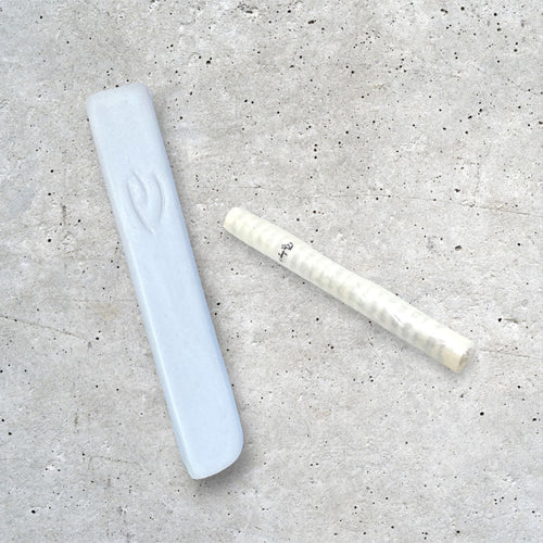 MEZUZAH - WHITE STONEWARE