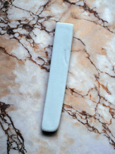 MEZUZAH - WHITE STONEWARE