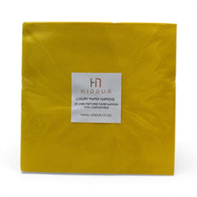 Load image into Gallery viewer, NAPKINS -  LINEN TEXTURED YELLOW