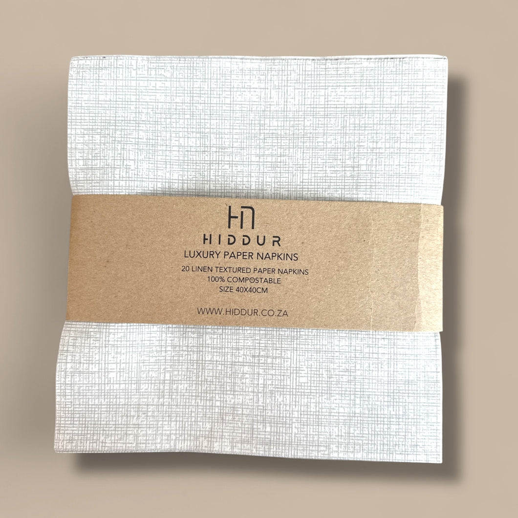 NAPKINS -  LINEN TEXTURED NATURAL