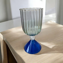 Load image into Gallery viewer, KIDDUSH CUP - BLUE GLASS