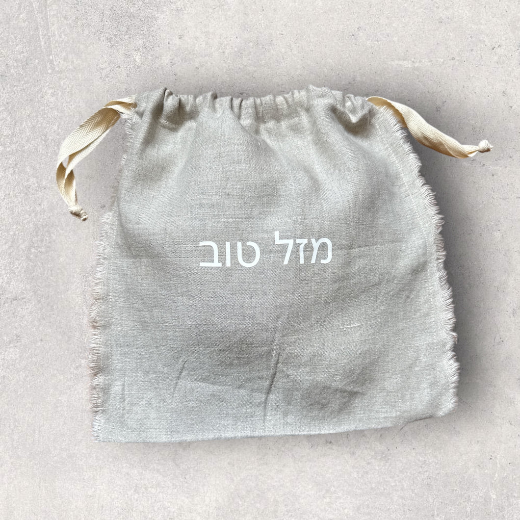 CHUPPAH SMASH BAG AND GLASS - MAZEL TOV