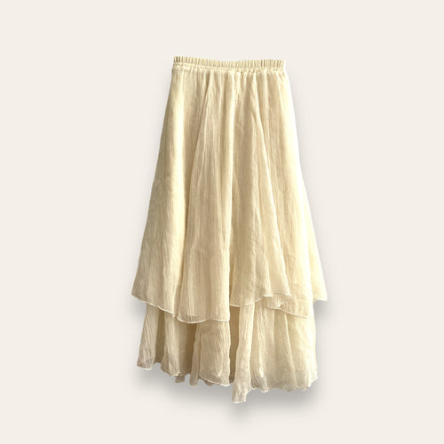 MEL LAYERED MIDI SKIRT