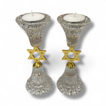 Load image into Gallery viewer, CANDLE HOLDERS - MAGEN DAVID