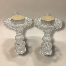 Load image into Gallery viewer, CANDLE HOLDER - GLASS TALL CLEAR