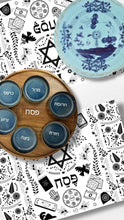 Load image into Gallery viewer, PAPER PLACEMAT - PESACH BLACK