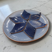 Load image into Gallery viewer, SEDER PLATE -BLUE STAR