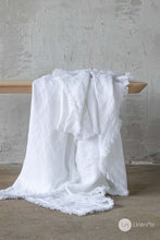 Load image into Gallery viewer, TABLECLOTH - WHITE LINEN