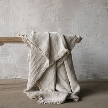 Load image into Gallery viewer, TABLECLOTH - NATURAL LINEN