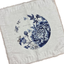 Load image into Gallery viewer, CHALLAH COVER - LINEN BLUE FLORAL