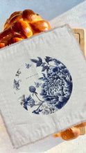 Load image into Gallery viewer, CHALLAH COVER - LINEN BLUE FLORAL