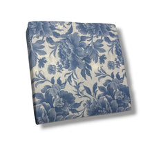Load image into Gallery viewer, NAPKINS -  LINEN TEXTURED BLUE PEONY