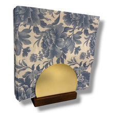 Load image into Gallery viewer, NAPKINS -  LINEN TEXTURED BLUE PEONY